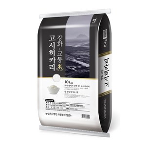 교동농수산 강화교동 2024년산 햅쌀 고시히카리쌀 백미, 상, 10kg, 1개