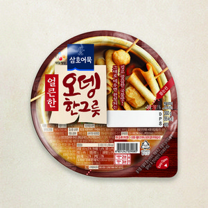 삼호어묵 CJ 얼큰한 오뎅 한그릇 용기, 360g, 1개