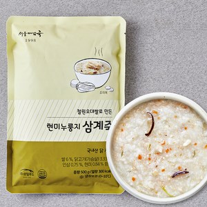 서울마님죽 현미누룽지삼계죽, 500g, 1개