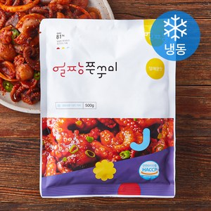 얼짱쭈꾸미 덜매운맛 (냉동), 1개, 500g