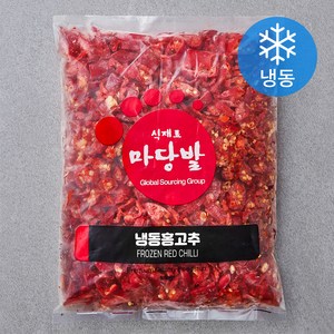 마당발 중국산 홍고추 (냉동), 1kg, 1개