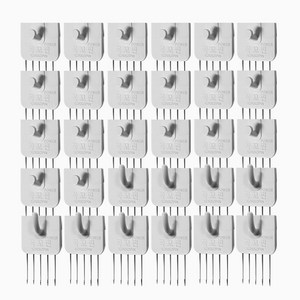 꼭꼬핀 파워 일자형 20p + U자형 10p, 화이트, 1세트