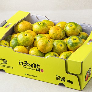 중문농협 터줏대감 당도선별 10brix 감귤 랜덤과, 4kg(랜덤과), 1박스