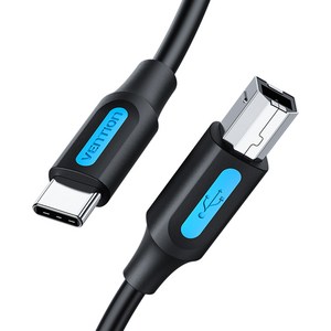 벤션 USB C타입 to USB2.0 B CM BM 케이블, 1개, 1.5m