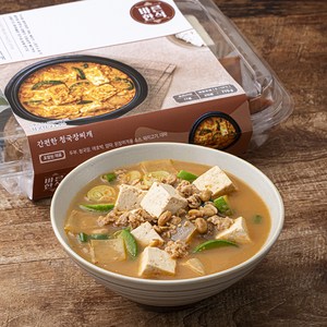 바른식 간편한 청국장 찌개 2인분, 770g, 1개