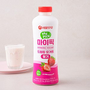 서울우유 마이픽 드링킹 요거트 딸기, 720ml, 1개