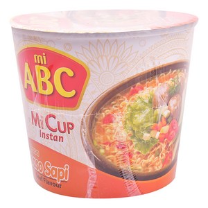 ABC 미 인스턴트 컵 라사 바소 사삐 60g, 1개