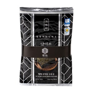 담미소 곱창재래김 조미된 구운김, 45g, 10개