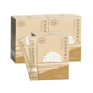 바른 인절미 효소 곡물 발효 효소식품, 3개, 90g