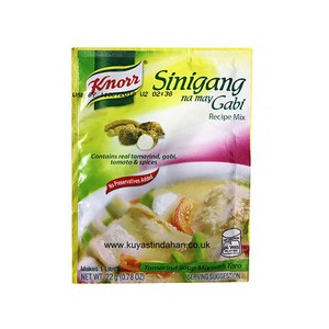 [Philmat] 필리핀 크노르 시니강 믹스 가비 Kno Sinigang Gabi Mix, 22g, 1개