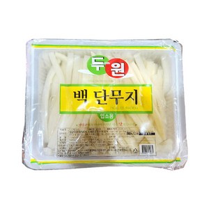 (무)(면)두원식품 백김밥단무지(실온 2.6kg)X4개, 2.6kg, 4개