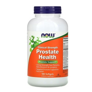 전립선 나우 프로스테이트 헬스 180정 NOW Supplements Postate Health 나우 푸드, 1개