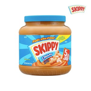 스키피 크리미 피넛 버터 땅콩잼 대용량 2.27kg / SKIPPY Ceamy Peanut Butte 5 Pound, 1개