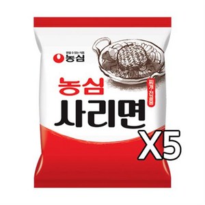 농심 사리면 110g, 5개