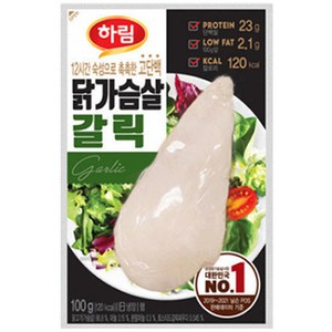 하림 닭가슴살 갈릭 100g x 8개