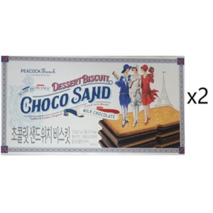 피코크 초콜릿 샌드위치 비스킷 135g 2개