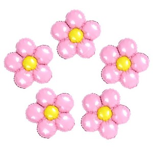데이지풍선 꽃풍선 특대형(110cm) 대형(72cm) 중형(45cm) 파티용품세트 [에브리띵스마일]1095, 5개, 핑크