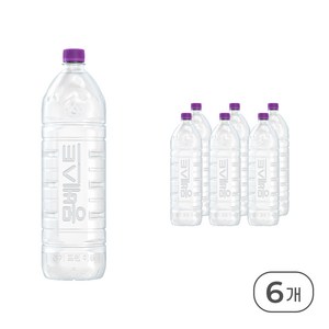 몽베스트 위드어스 무라벨 생수, 2L, 6개