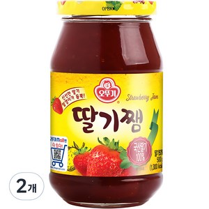 오뚜기 딸기쨈, 500g, 2개