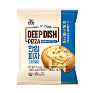 [사조대림] [대림냉장] 한입피자 콤비네이션 80g x15개 /고르곤졸라, 15개