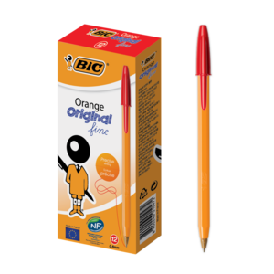 Bic Orange Ballpen 빅오렌지볼펜 유성 오렌지볼펜 0.7mm 12자루 빅볼펜, 1개, 오렌지볼펜 레드12자루