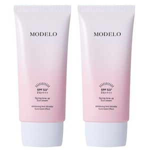 모델로 무기자차 톤업 선크림(SPF50+ PA++++) 50ml 2개