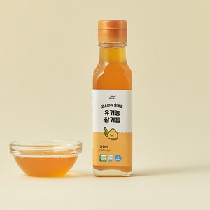 잼먹 유기농 이유식 저온압착 통참깨 돌 아기 참기름, 참깨, 119ml, 1개