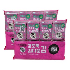 김앤김 김도둑 The 맛있는 김다운김 (4gx16봉), 2개, 64g