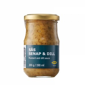 이케아 SAS SENAP DILL 소스 세나프 딜 연어소스, 200g, 1개