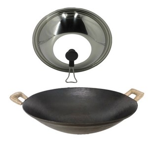 깊은 그리들 대형 식당용 생철 불판 바베큐 솥뚜껑 56CM 34CM 고기 중식, 1개