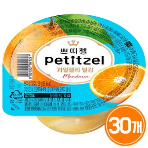 CJ 쁘띠첼 과일젤리 밀감 90g, 30개