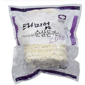 프리미엄 순살 돈까스(송림)1600G, 1.6kg, 3개