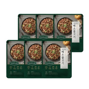 신세계푸드 쉐프컬렉션 배소불고기 양념육 200g x 6팩, 6개