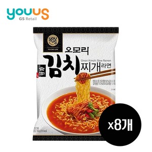 오모리 김치찌개라면 봉지면 160g x 8개