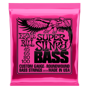 어니볼 Enie ball Supe Slinky Bass 베이스 스트링 45~100, 2834, 혼합색상, 1개