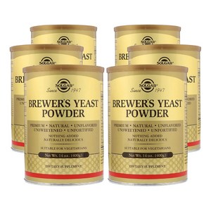 [6개 SET] 솔가 맥주효모 파우더 400g (분말) Solga Bewes Yeast Powde, 6개