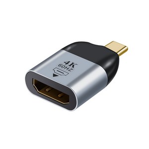 USB C 타입 HDMI 변환 젠더 커넥터 케이블 4K 60Hz, 1개, 상세 설명 참조