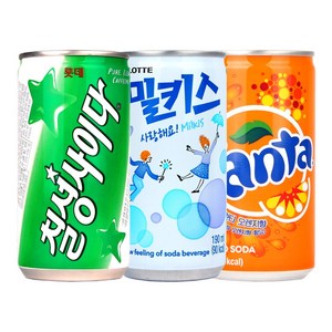 사이다190&환타190&밀키스190ml X 각10개(총30개), 1세트, 190ml