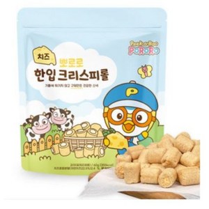 어니스트에프엔비 뽀로로 한입 크리스피롤 치즈, 60g, 4개