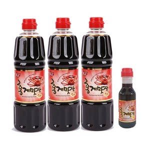 홍일식품 홍게간장 홍게맛장소스 사은품증정, 3개, 500ml