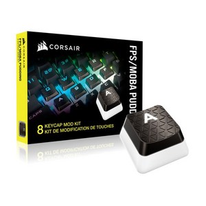 CORSAIR FPS MOBA 푸딩 키캡 모드 킷 건메탈