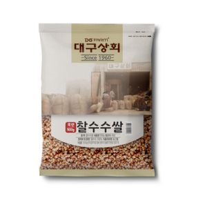 대구상회 국내산 찰수수쌀, 500g, 2개