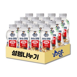 퀘이커 마시는 오트밀 단백질, 80g, 16개