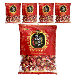 동아제과 고려홍삼캔디, 700g, 5개