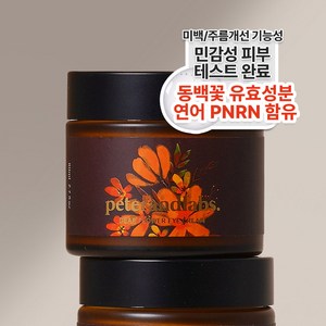 피터앤랩스 꽃님이 탄력 아이크림 80ml 대용량 동백꽃 연어 PDRN 미백 주름개선, 1개