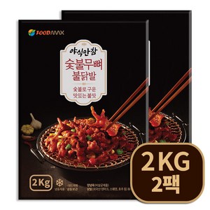 야식만참 숯불무뼈불닭발 2Kg, 2개