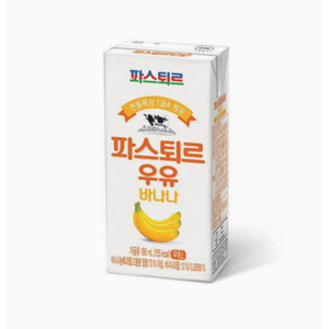 파스퇴르 바나나우유, 190ml, 24개