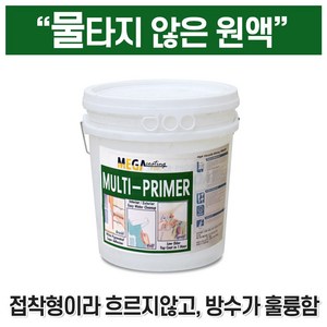 멀티 프라이머 500ml 고점도 고접착 방수 메가코트 수성바인더 젯소 하도 대신 원액, 투명, 1개