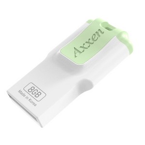 AXXEN USB메모리 H43 QUAD USB 2.0 그린, 8GB