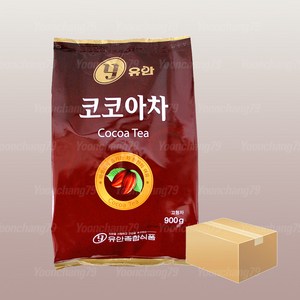 유안 코코아차 900g x 12개(1박스) 자판기 핫초코 초코가루, 1개입, 12개